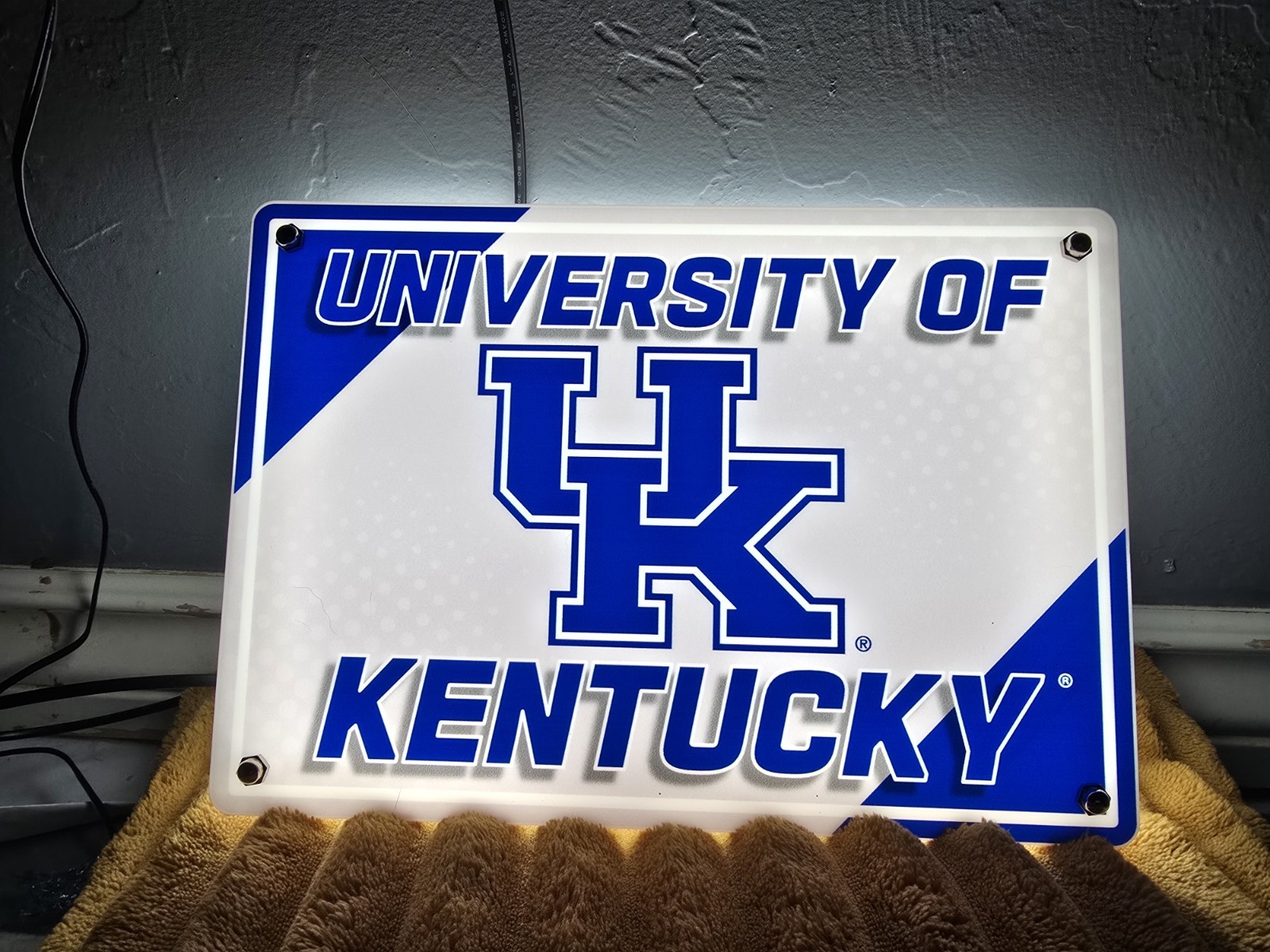 Kentucky Wildcats LED Rectangle Tabletop Sign