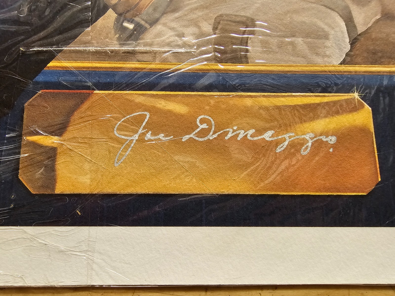 Joe DiMaggio Autographed 30″ x 40″ Large Giclee by Danny Day