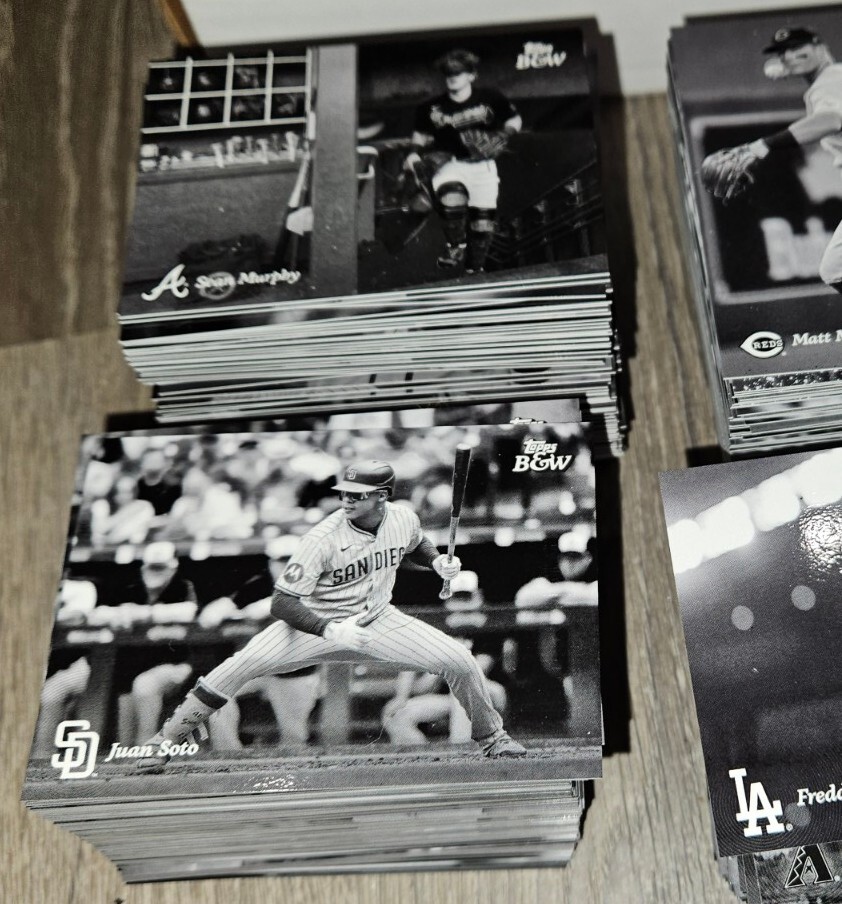 2023 Topps Black and White Base Cards #1-100 YOU PICK COMPLETE YOUR SET PRE SALE