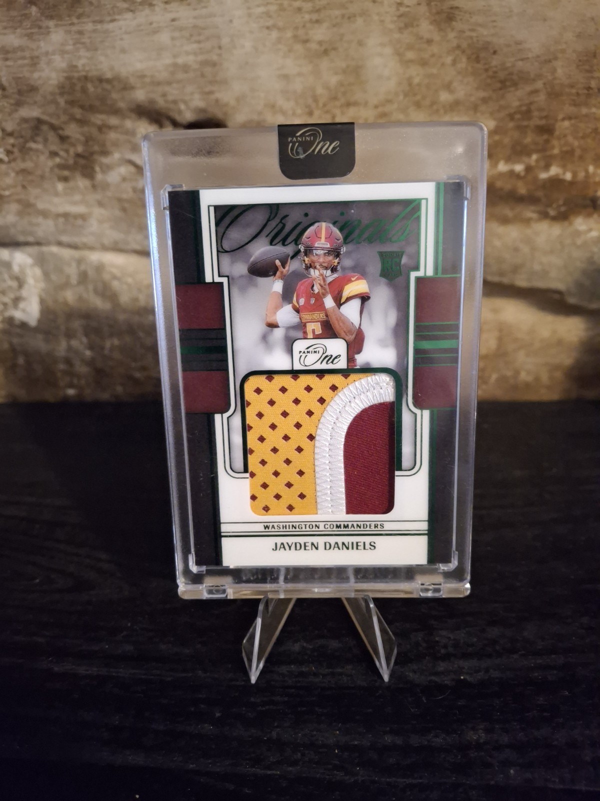 2024 Panini One Jayden Daniels 00P-JDS 09/25 Commanders Rookie (RC) Sealed