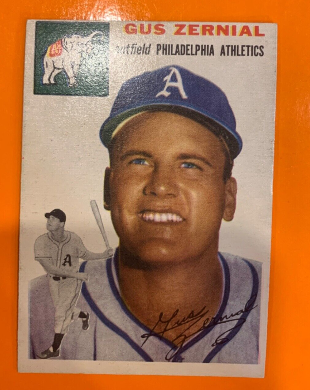 1954 Topps Set-Break # 2 Gus Zernial EX-EXMINT *JAYSACE*