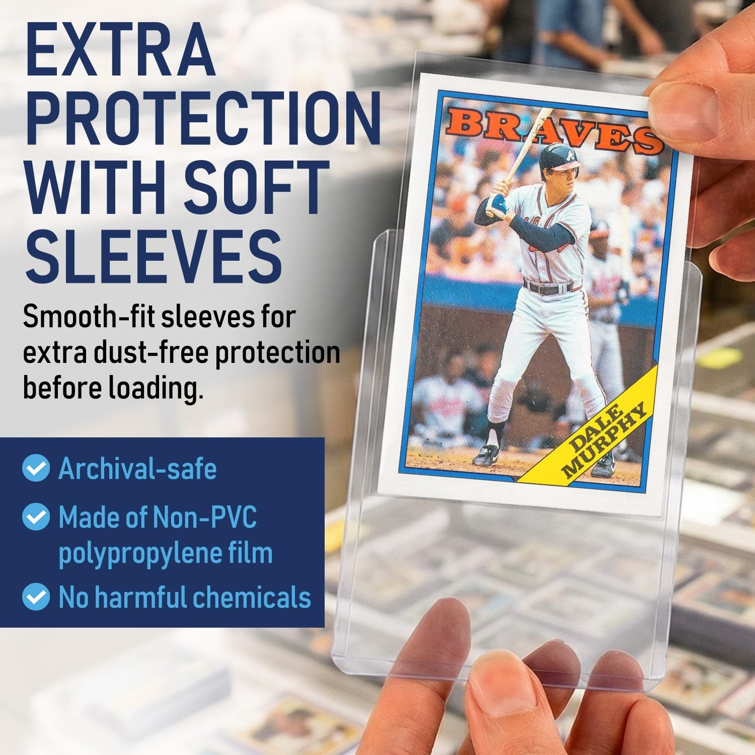 200-Pack Toploaders & Card Sleeves – 100 Crystal-Clear 35PT Top Loaders + 100…
