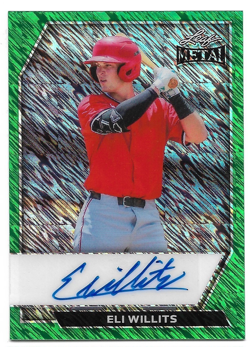 2026 Leaf Metal ELI WILLITS Autograph 2/3 – #1 Prospect WASHINGTON NATIONALS