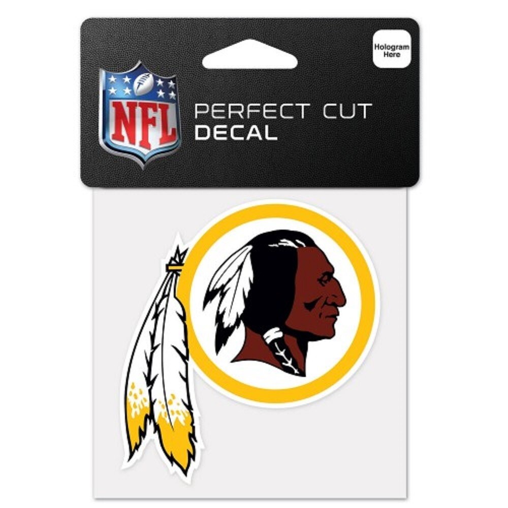 Washington Redskins 4″x4″ Perfect Cut Car Decal [NEW] NFL Auto Sticker Emblem