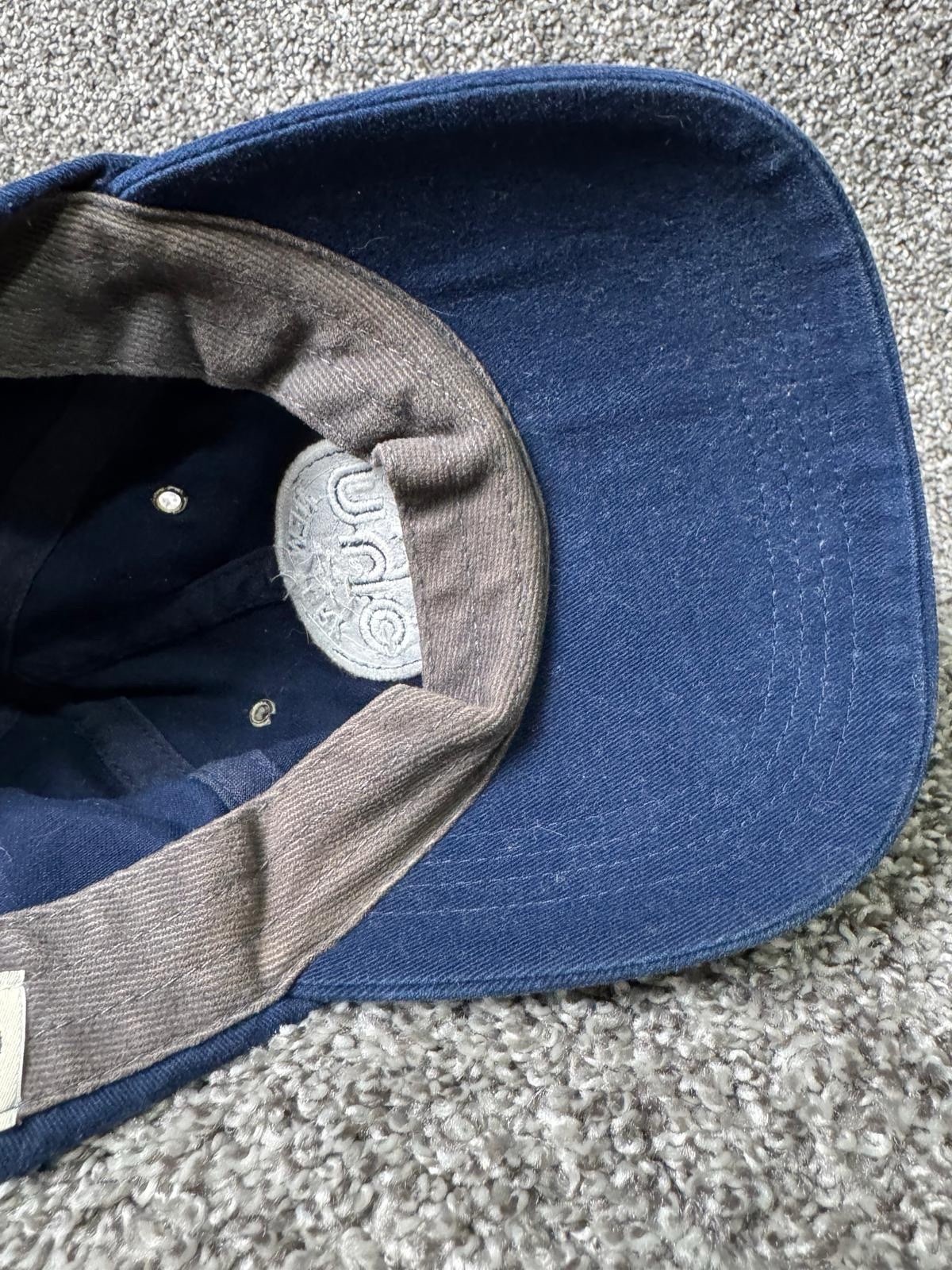 New York Black Yankees Hat Cap Strapback One Size Blue Blue Marlin Adjustable