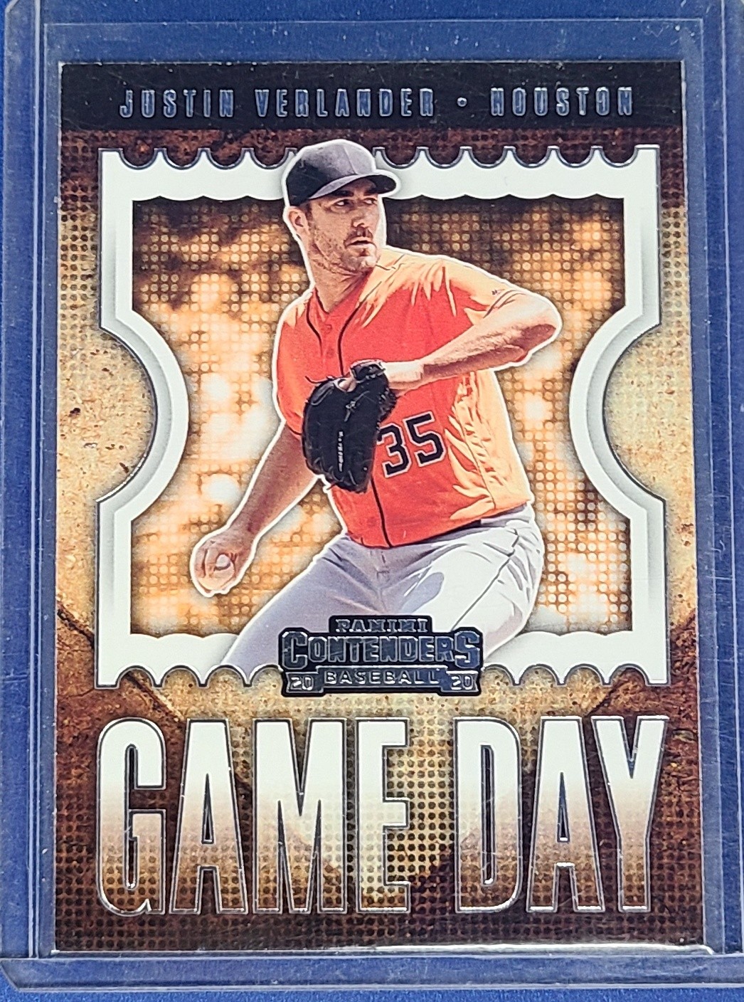 2020 Contenders Game Day #GD-6 Justin Verlander Houston Astros Baseball Card j
