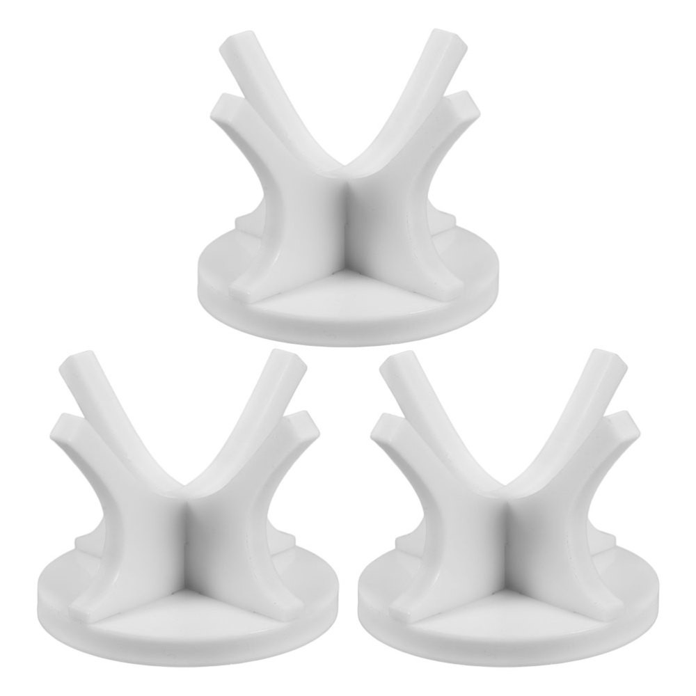 3 Pcs Baseballl Shelf Support Basketball Stand Softball Holder Tennis Display