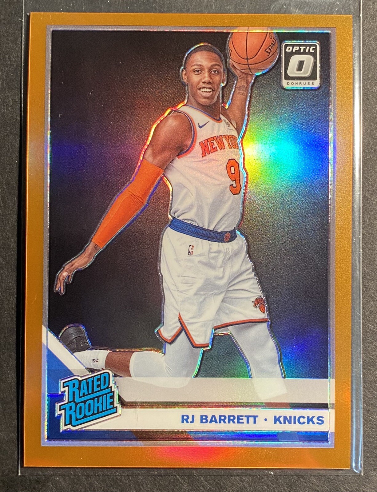 2019-20 RJ Barrett Panini Optic 148/199 Orange Refractor SP Rc Non Auto