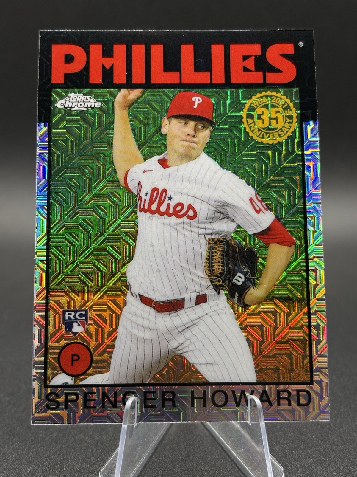 2021 Topps Series 1 – 1986 Topps Chrome Spencer Howard #86BC-79 Mojo (RC)