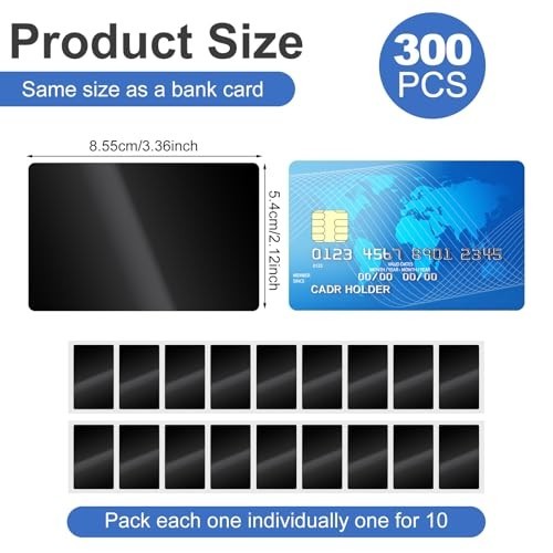300 NFC Cards NTAG 215 Rewritable Blank PVC Programmable ID Tags for Business Us