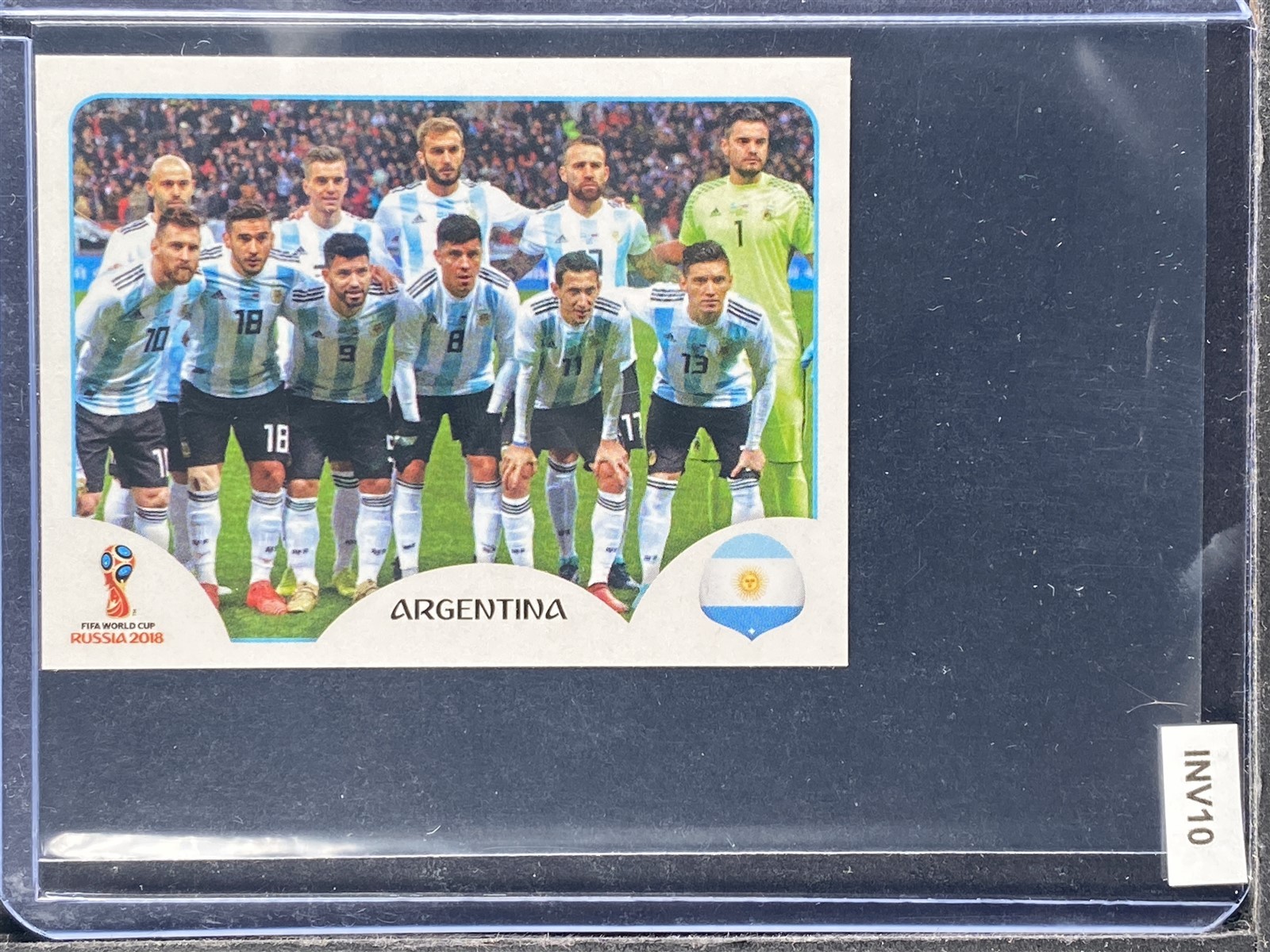 Argentina Team Photo – 2018 Panini World Cup – Pink Back – #261