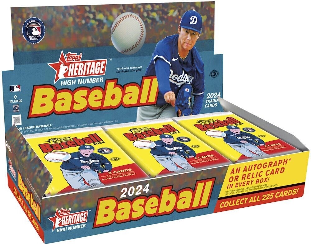 2024 Topps Heritage High Number Baseball Complete Base Set 501-700 Skenes RC !