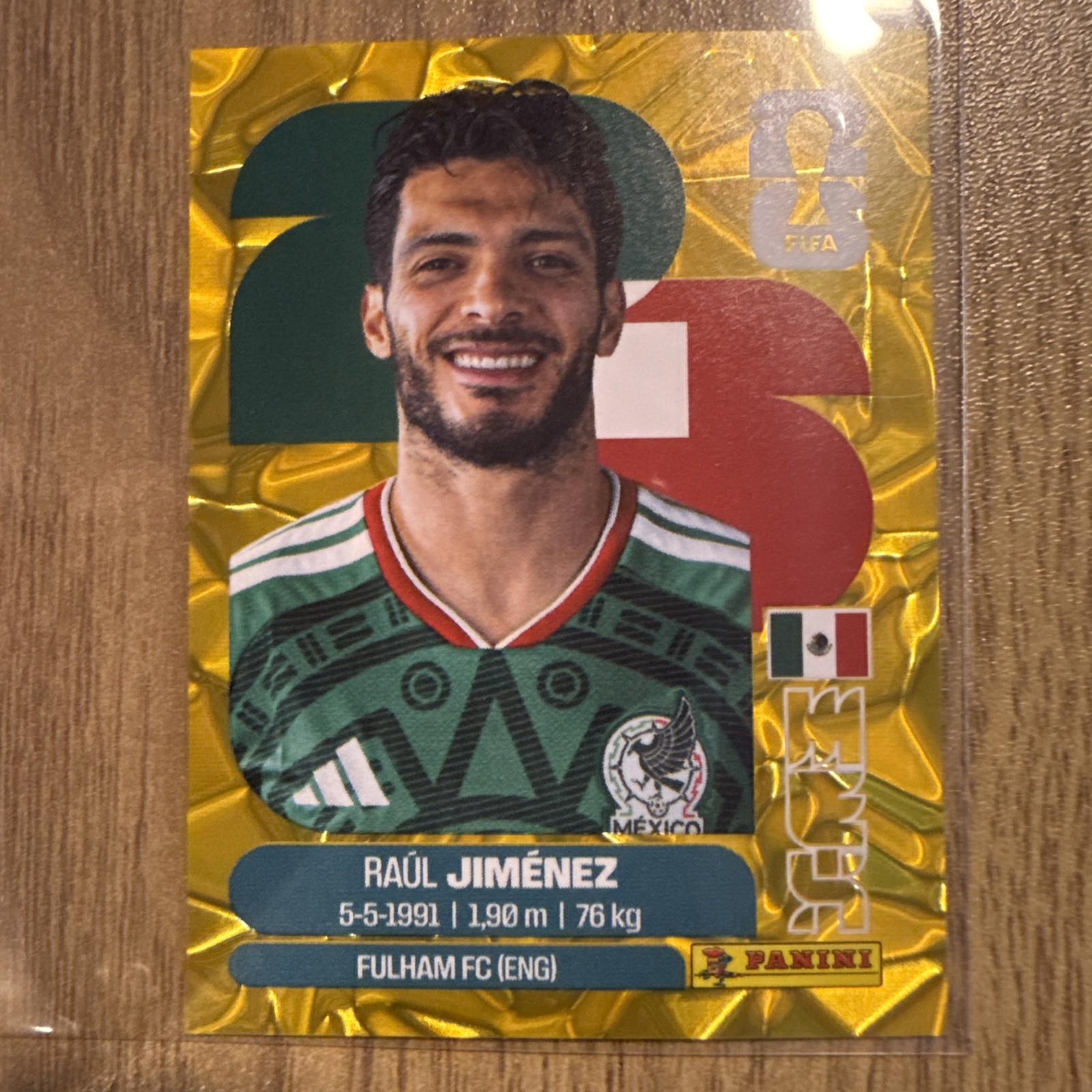 Panini FIFA WC 2026 Stickers-Exclusive Gold Crumple-MEX Mexico- Pick Yours