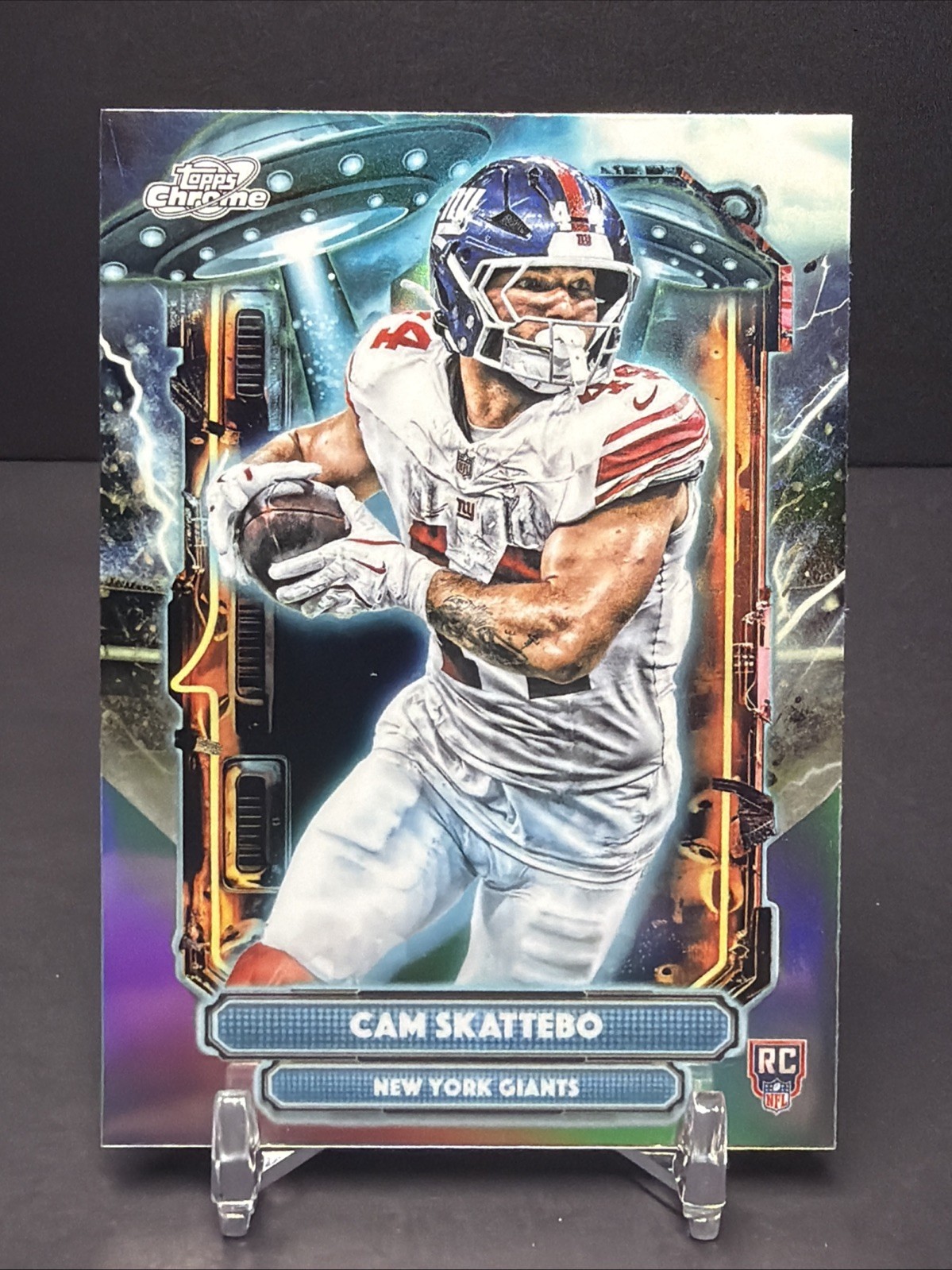 2025 Topps Cosmic Football Extraterrestrial Talent- Cam Skattebo #ET-4 (RC)