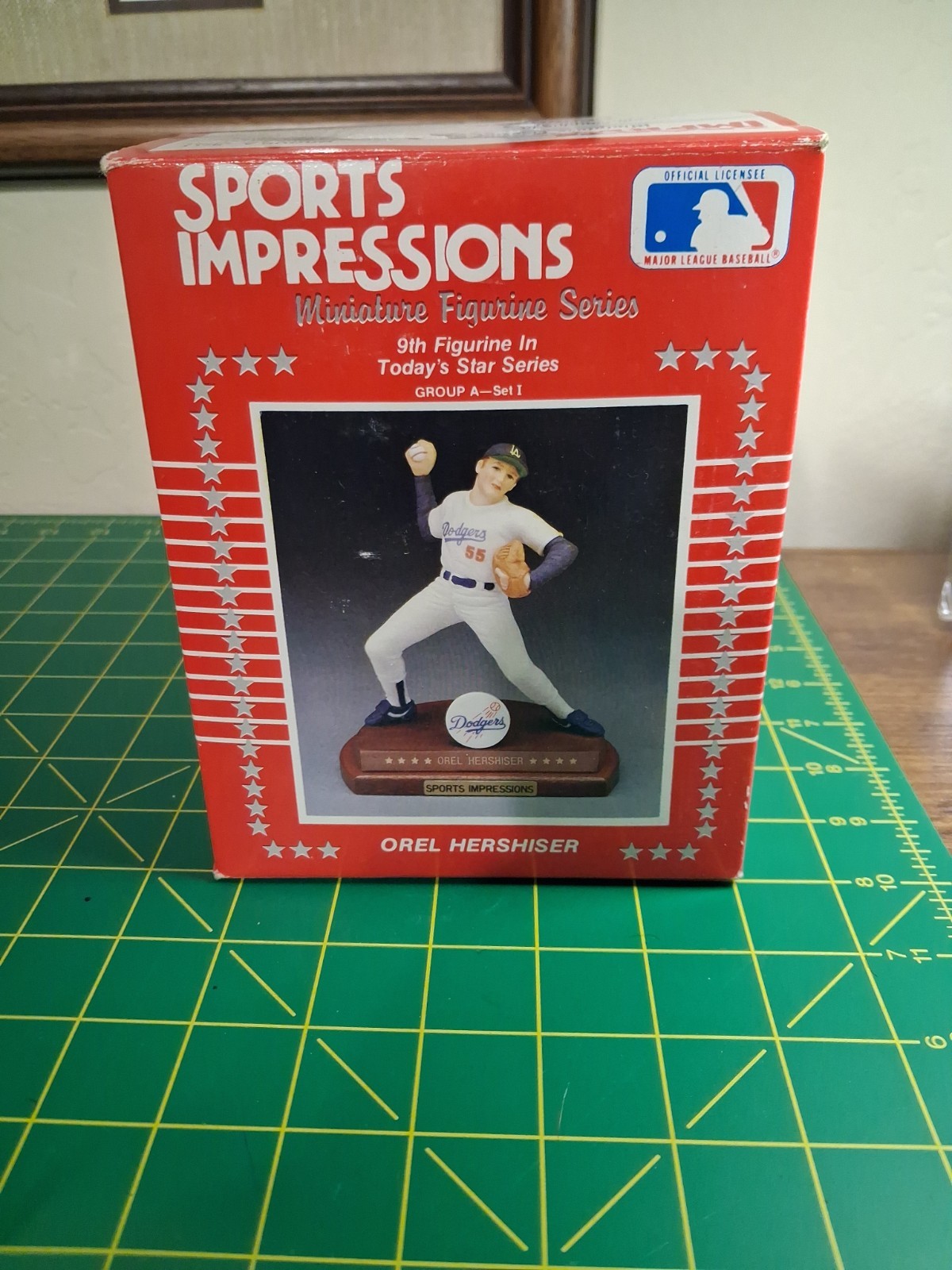 D- 1989 Sports Impressions – Orel Hershiser Ltd Edition 795 of 5055 Dodgers Vtg