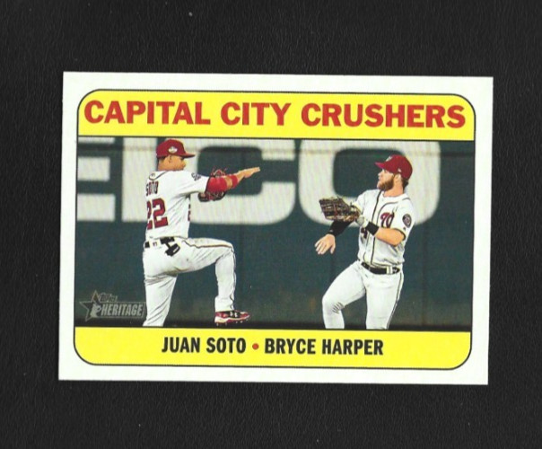 2018 Topps Heritage High Number Capital City Crushers CC-9 – Soto & Harper