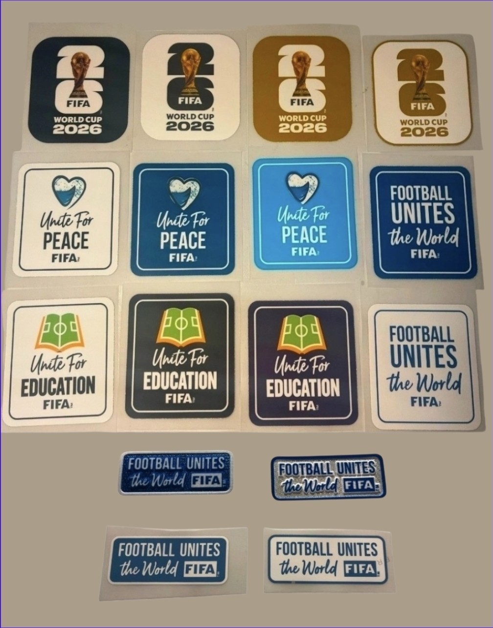 WORLD CUP SOCCER JERSEY PATCH 2026 ANY PLAYER