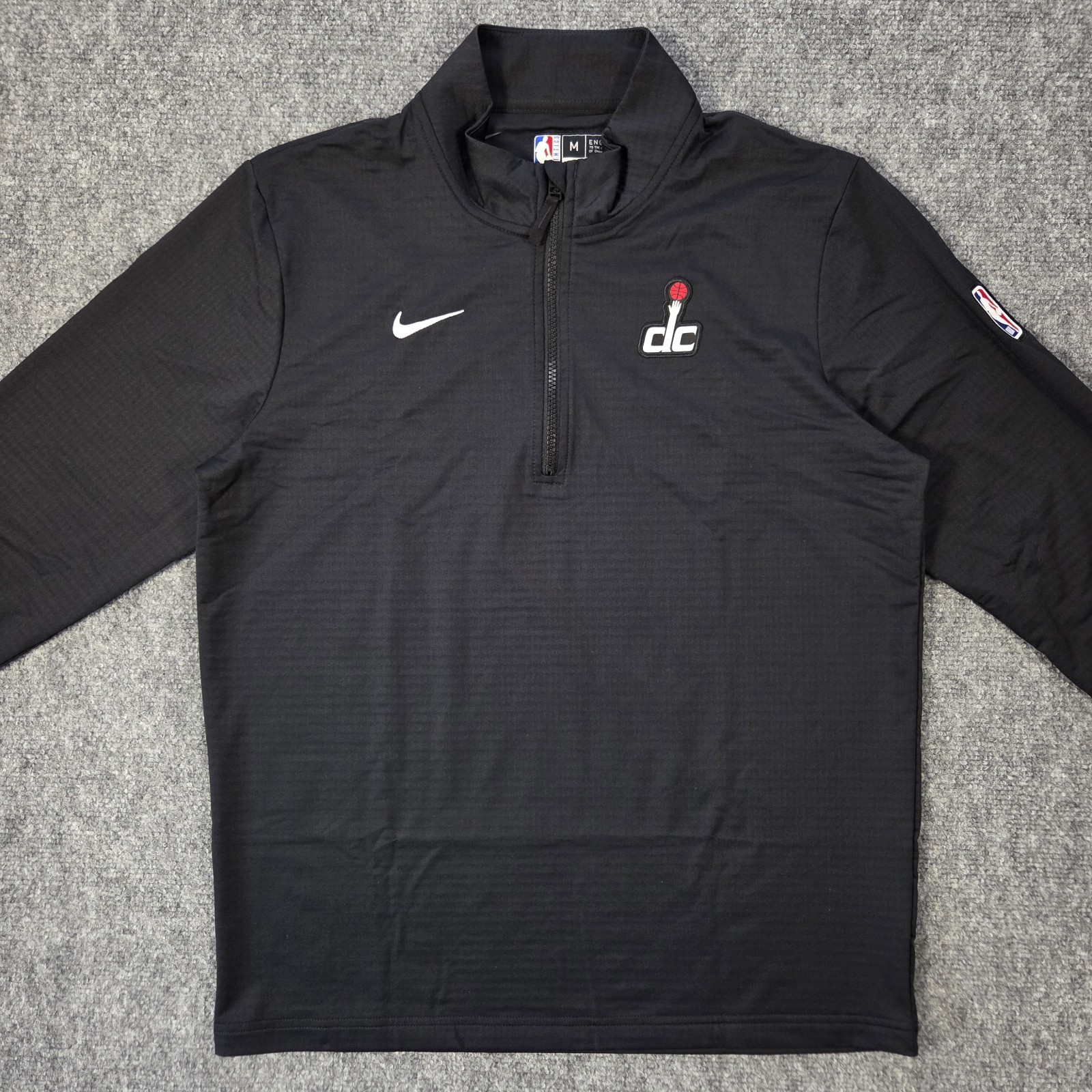 Nike Washington Wizards NBA Authentics Pullover Mens Medium Black FV0938-010