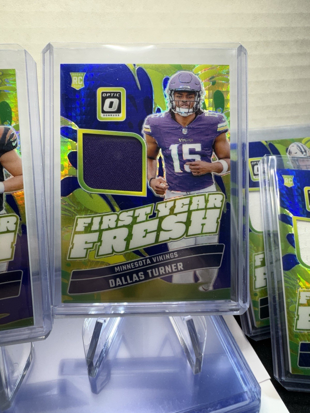 2024 Panini Optic First Year Fresh Patch Lot Of 15 Cards, Penix, Rome, BTJ