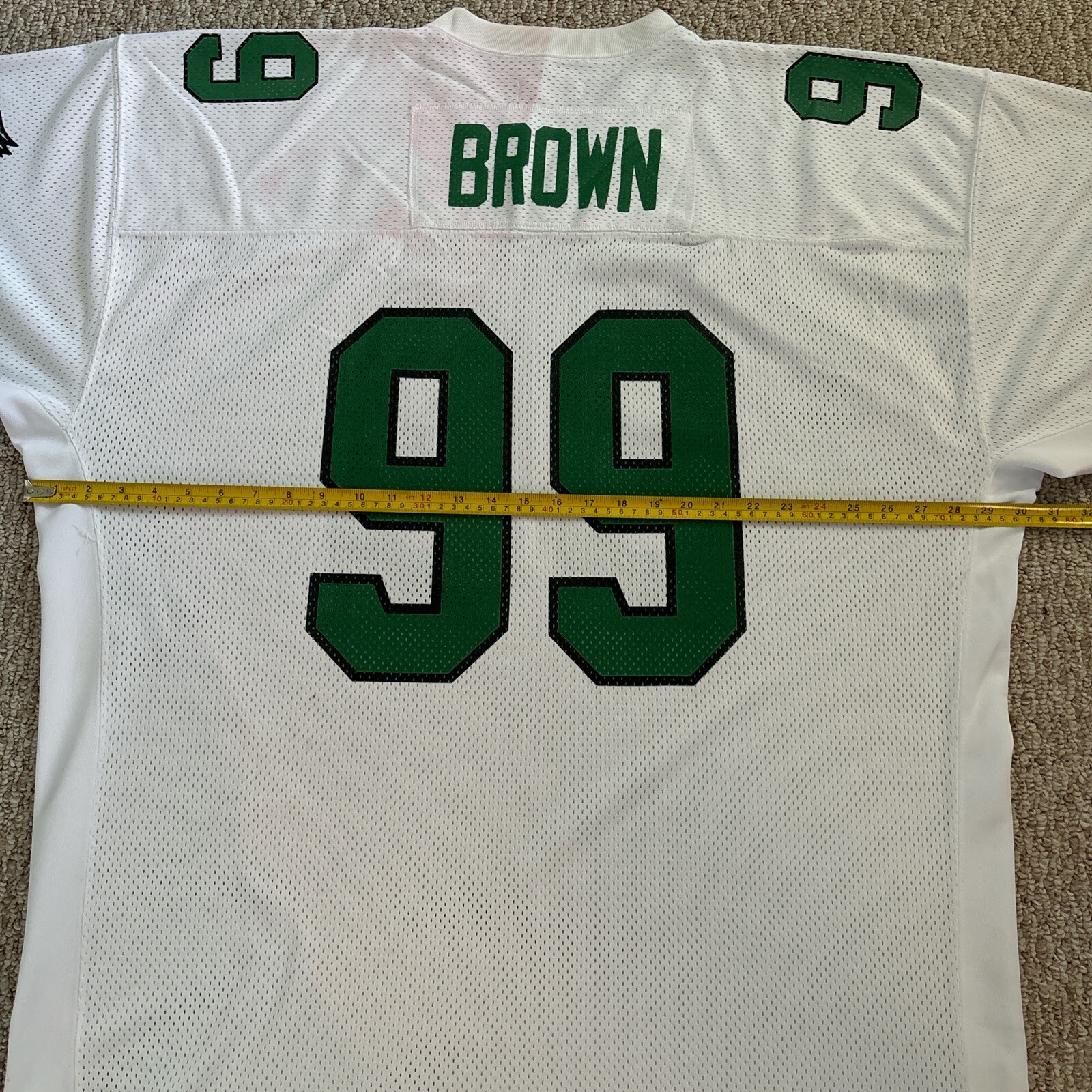 1991 Throwback Mitchell & Ness Philadelphia Eagles Jerome Brown NFL Jersey Sz 56
