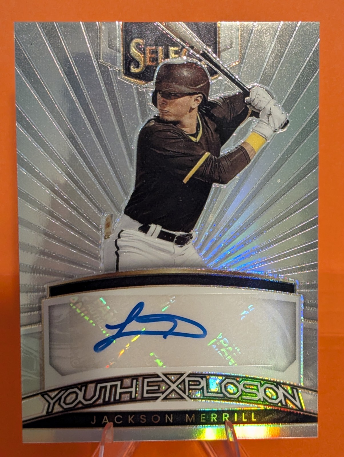 2023 Panini Select – Youth Explosion Signatures Jackson Merrill #YES-JM 82/99