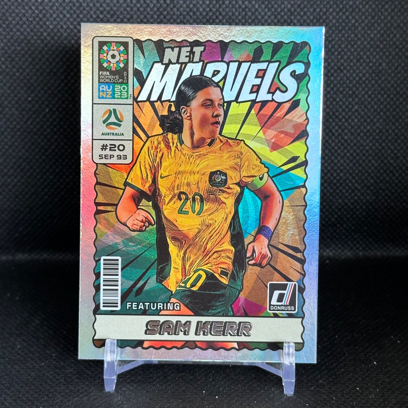 * SAM KERR Net Marvels #1 Australia • 2023 Donruss Womens World Cup