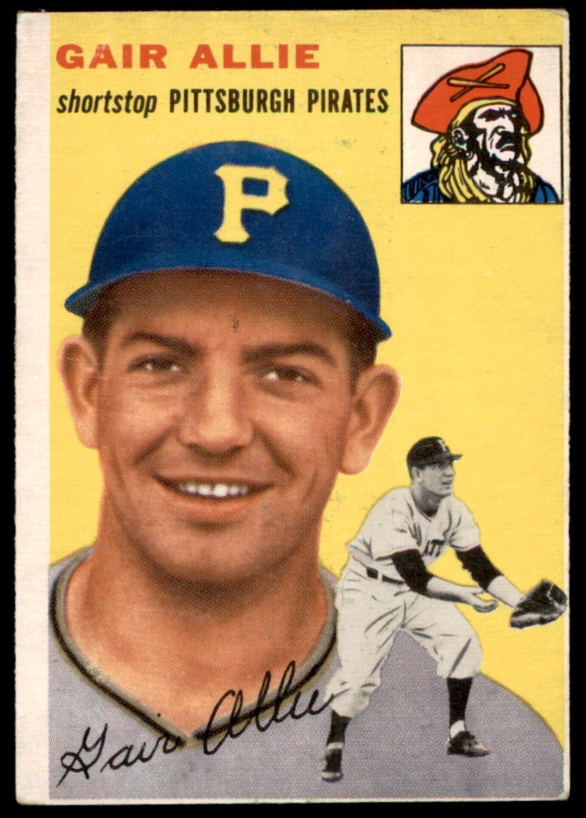 1954 Topps #179 GAIR ALLIE Pittsburgh Pirates VG/EX-EX
