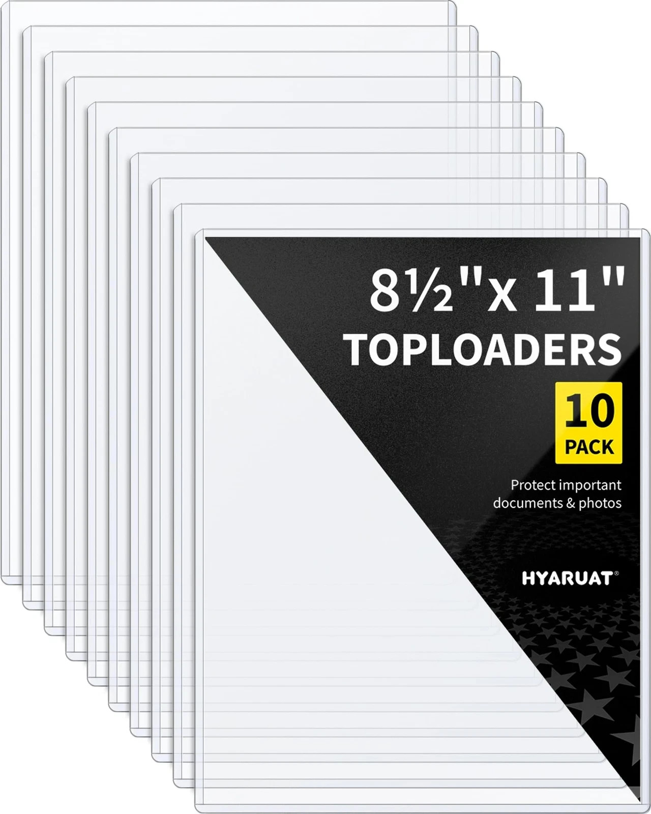 20 8.5×11 Ultra Premium Pro SAFE Hard Rigid Top loader Photo Toploader Sealed