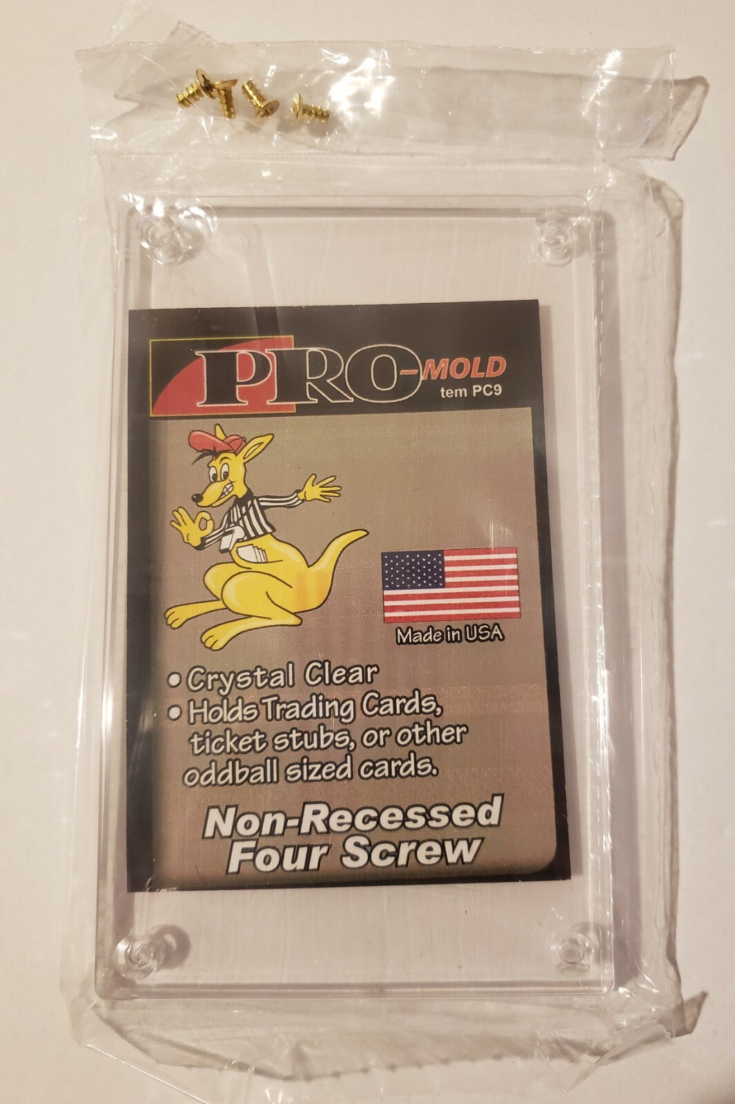 Pro-Mold 4-Screw Screwdown Card Holder Non-Recessed Regular Card Size 20pt