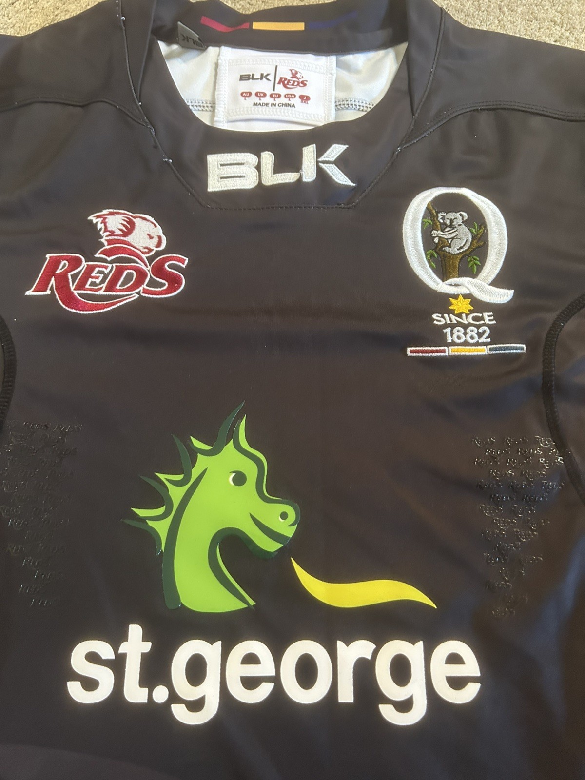 Authentic Hand Signed And Match Worn Samu Kerevi Shirt #13 – Queensland Reds