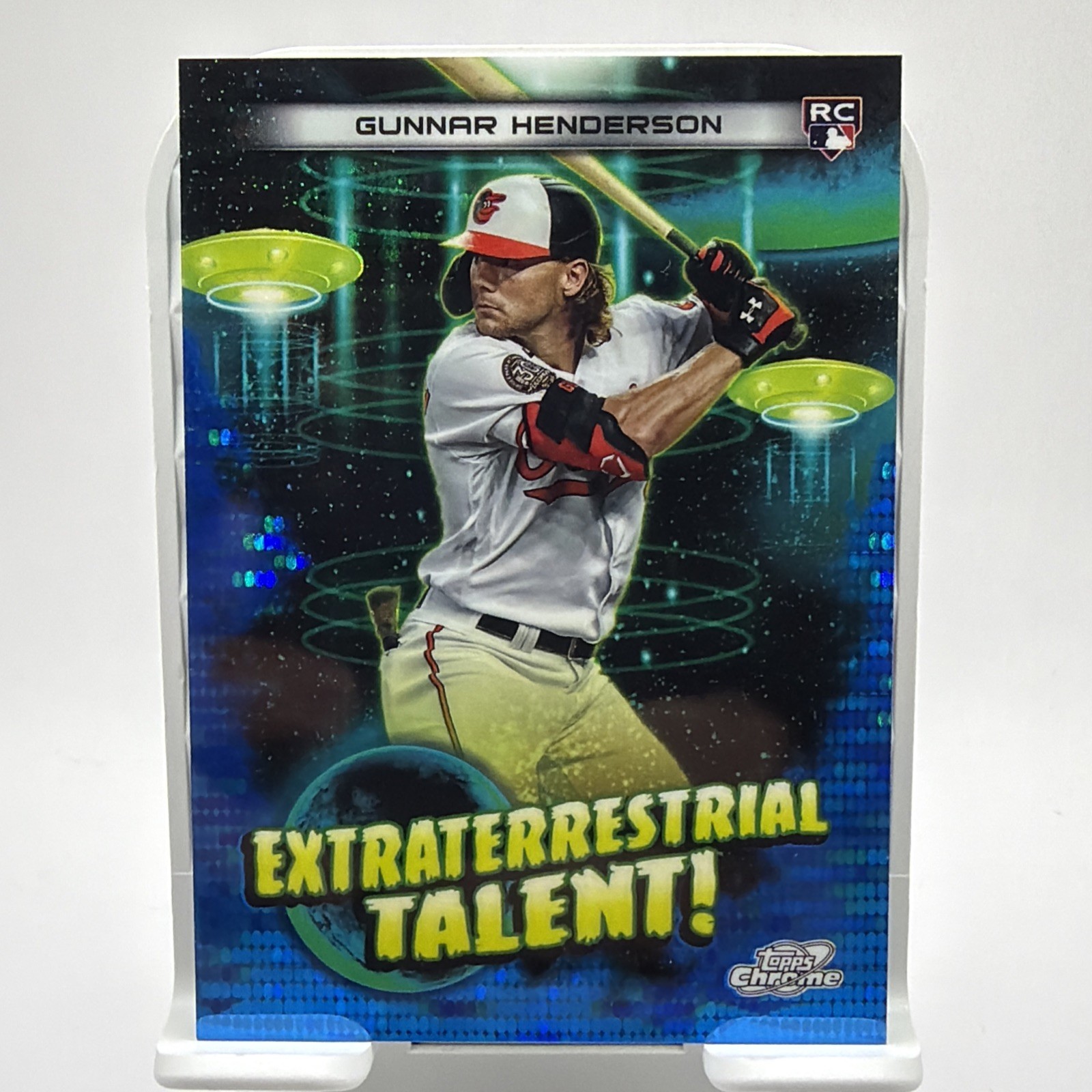 Topps 2023 Cosmic Chrome Blue Moon Gunnar Henderson RC ET-6 /99 Orioles
