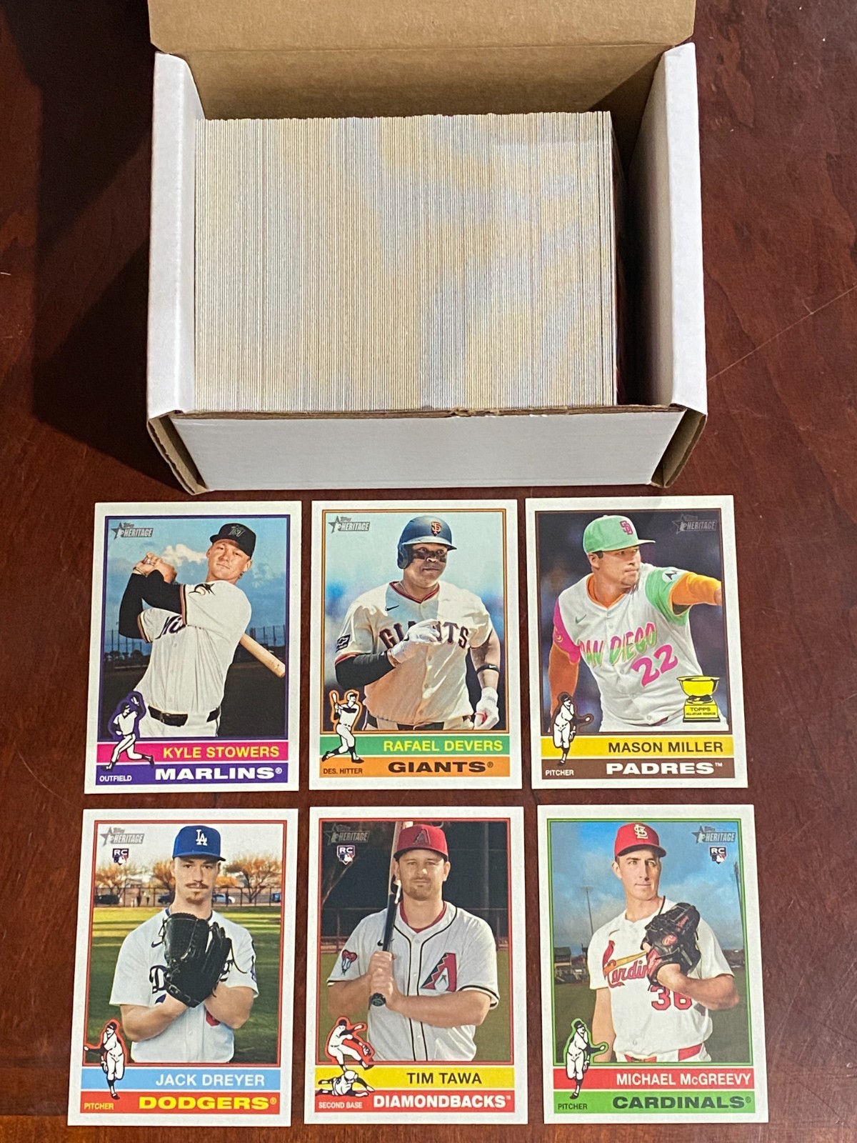 2025 Topps Heritage Complete Base Set 501-700 *MINT*