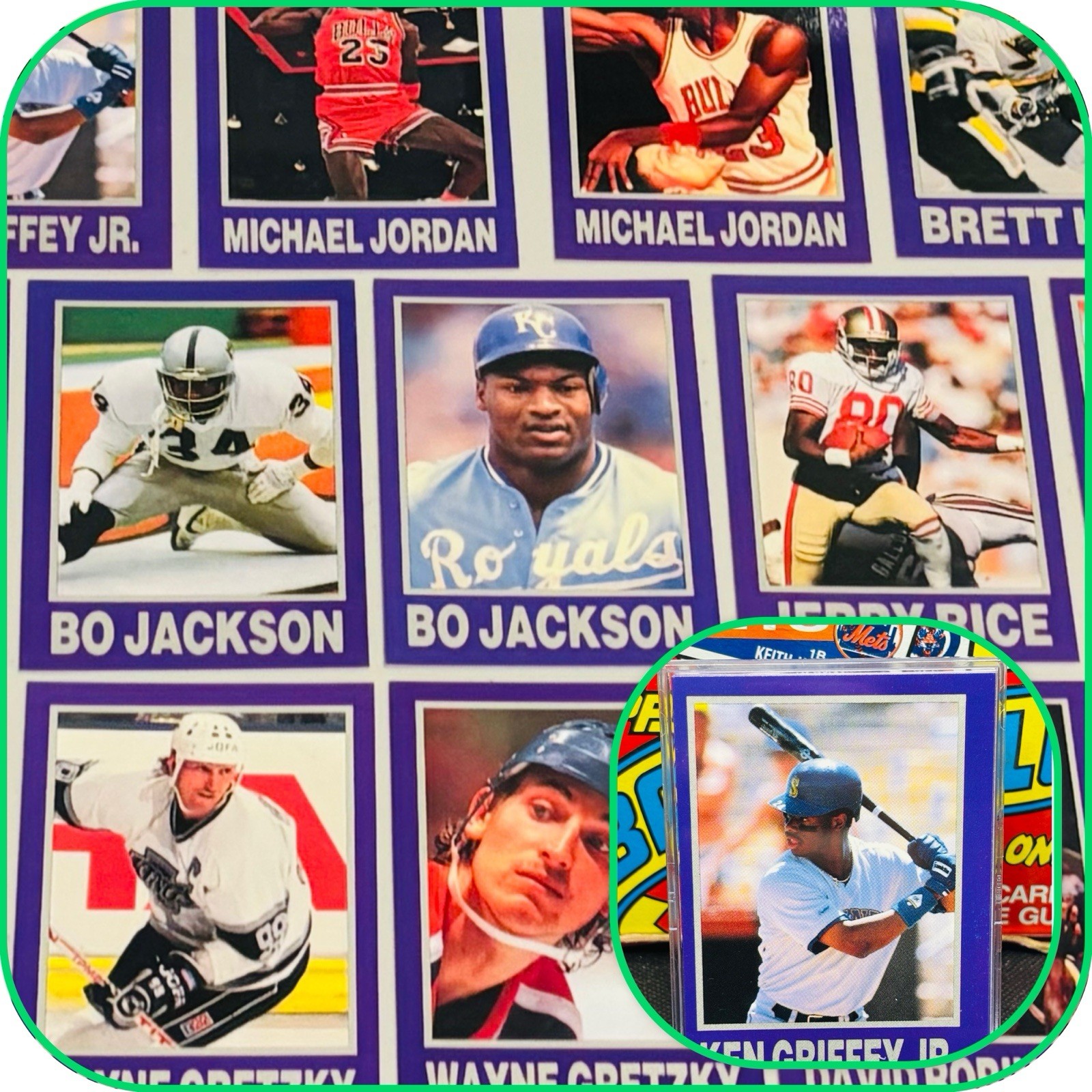 1990-91 Big League Starz Complete 14 Card Set • Promo • Jordan • Estate Sale