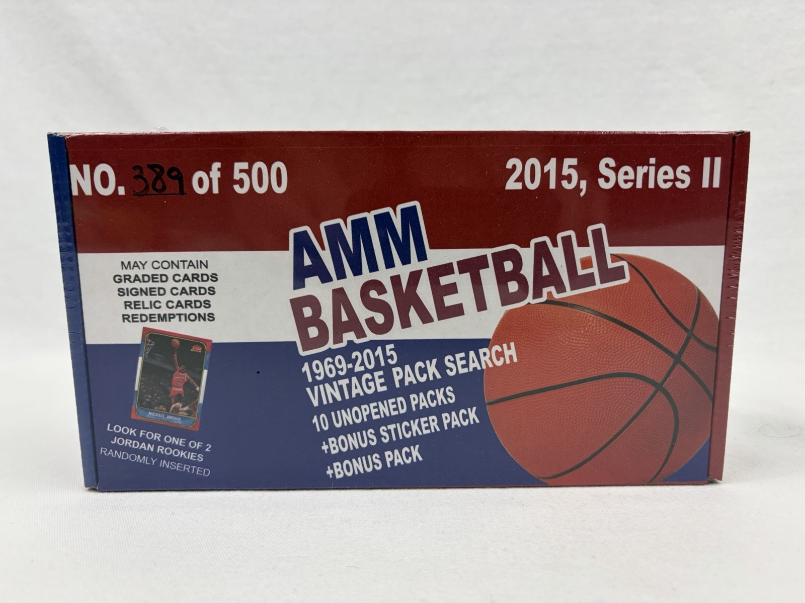All My Media AMM Basketball 2015 Series II 1986 Jordan Chase SEALED