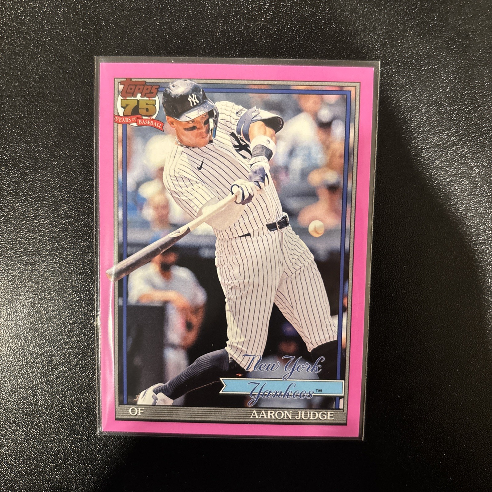 2026 TOPPS SERIES 1 AARON JUDGE PINK PARALLEL SP #T91-34 1991 35TH YANKEES