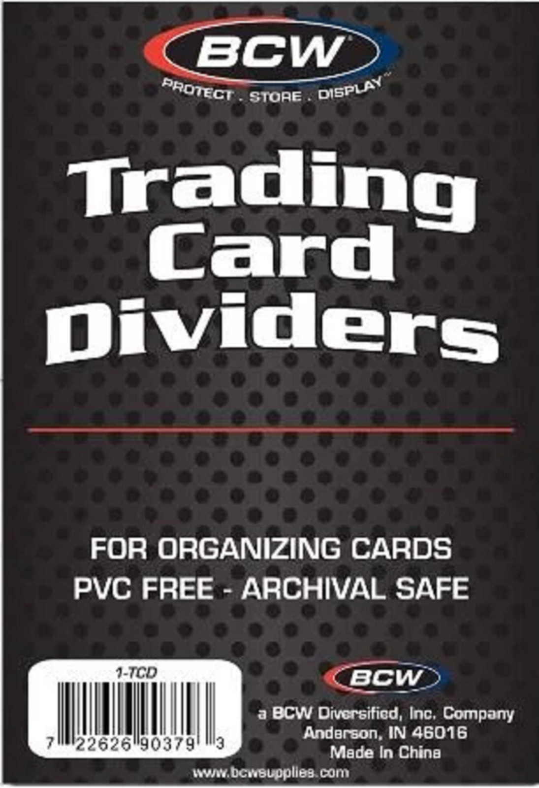 (5-100) BCW Trading Card Dividers Loose Standard Sports Gaming FREE SHIPPING