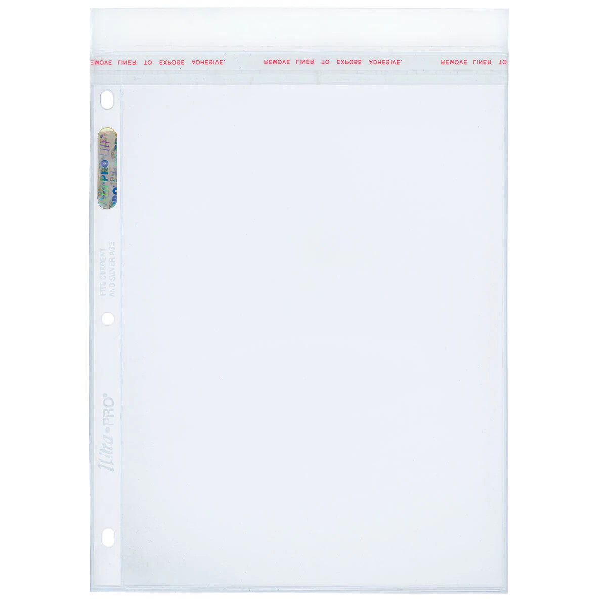 (10 Pages) Ultra Pro Platinum Comic Book Resealable Flexible 3-Ring Binder Pages