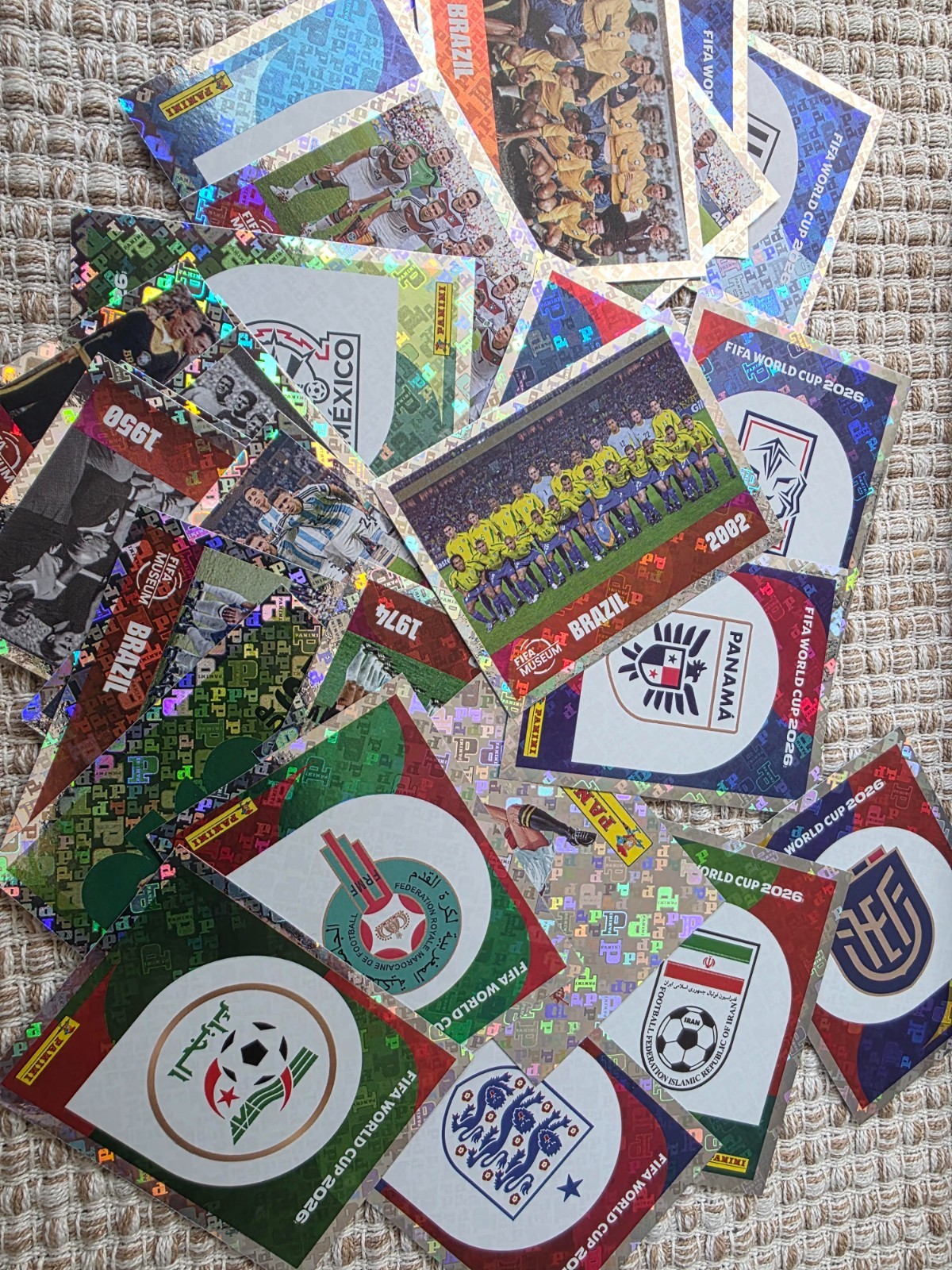Panini World Cup 2026 FIFA World Cup Soccer Sticker Holographic RARE