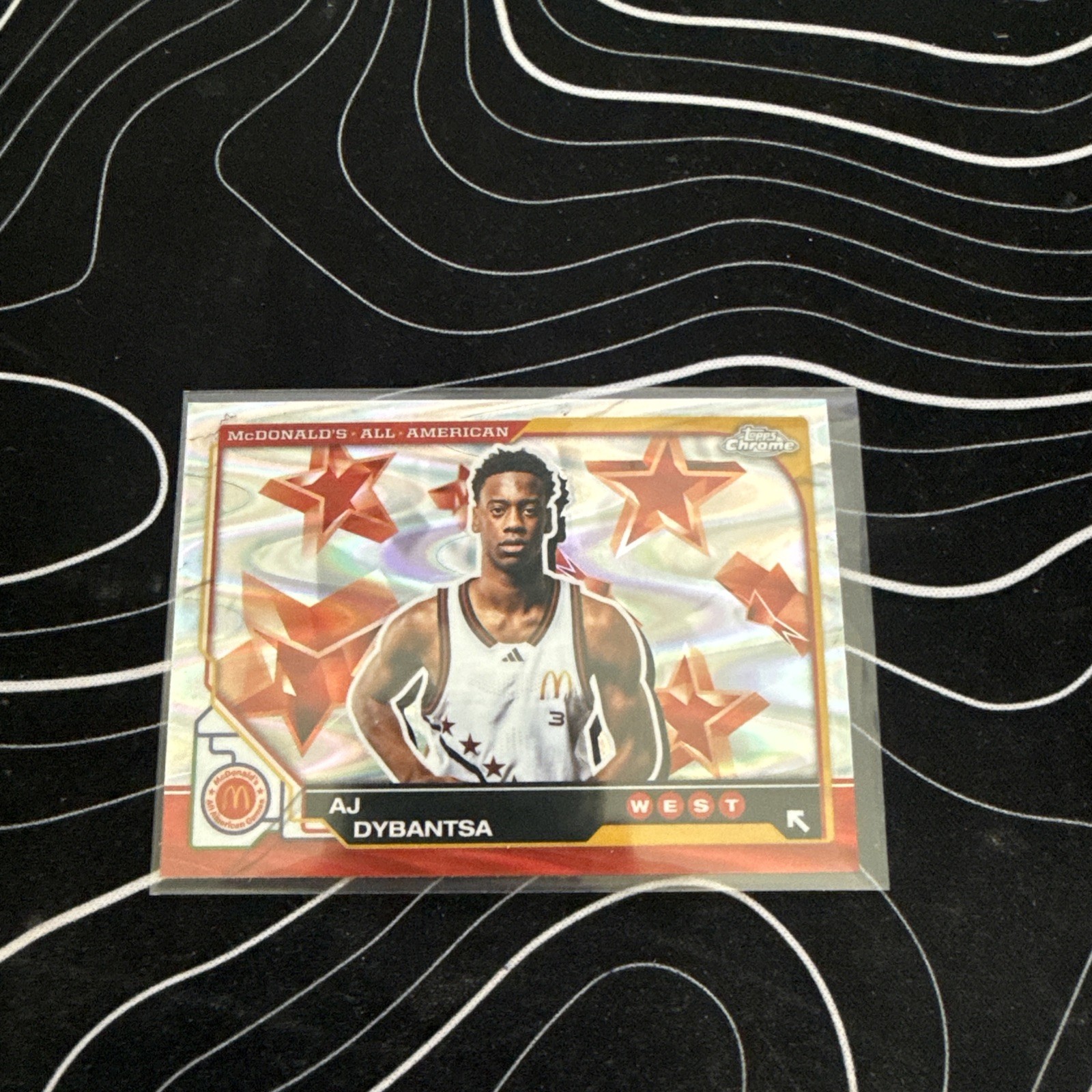 2025 Topps Chrome Mcdonald’s All American – AJ Dybantsa #45 RayWave Refractor…