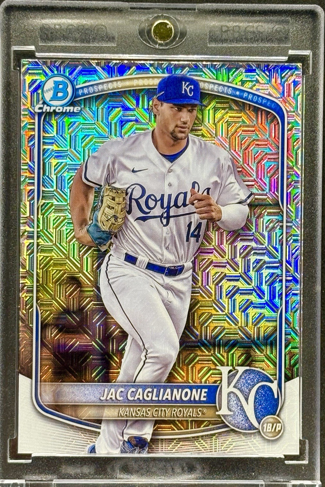Jac Caglianone RARE ROOKIE RC MOJO REFRACTOR INVESTMENT CARD SSP ROYALS MINT