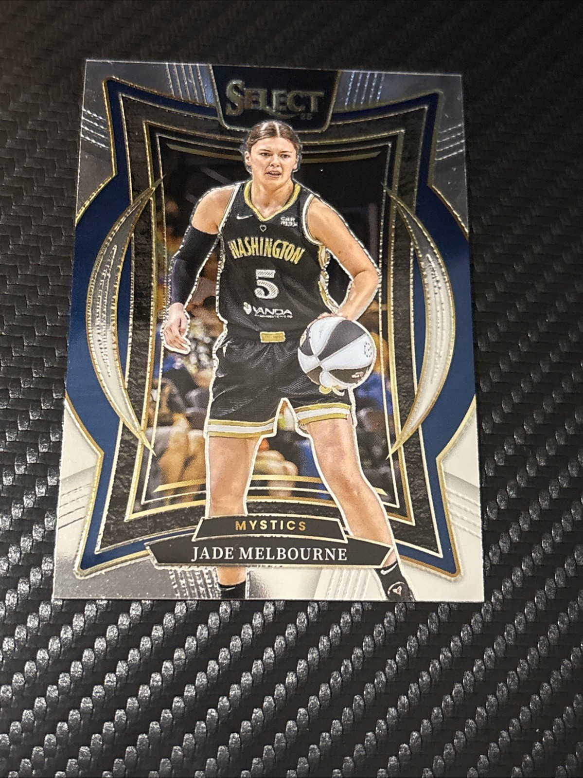 2025 Panini Select WNBA – Jade Melbourne Concourse Prizm #3 Washington Mystics