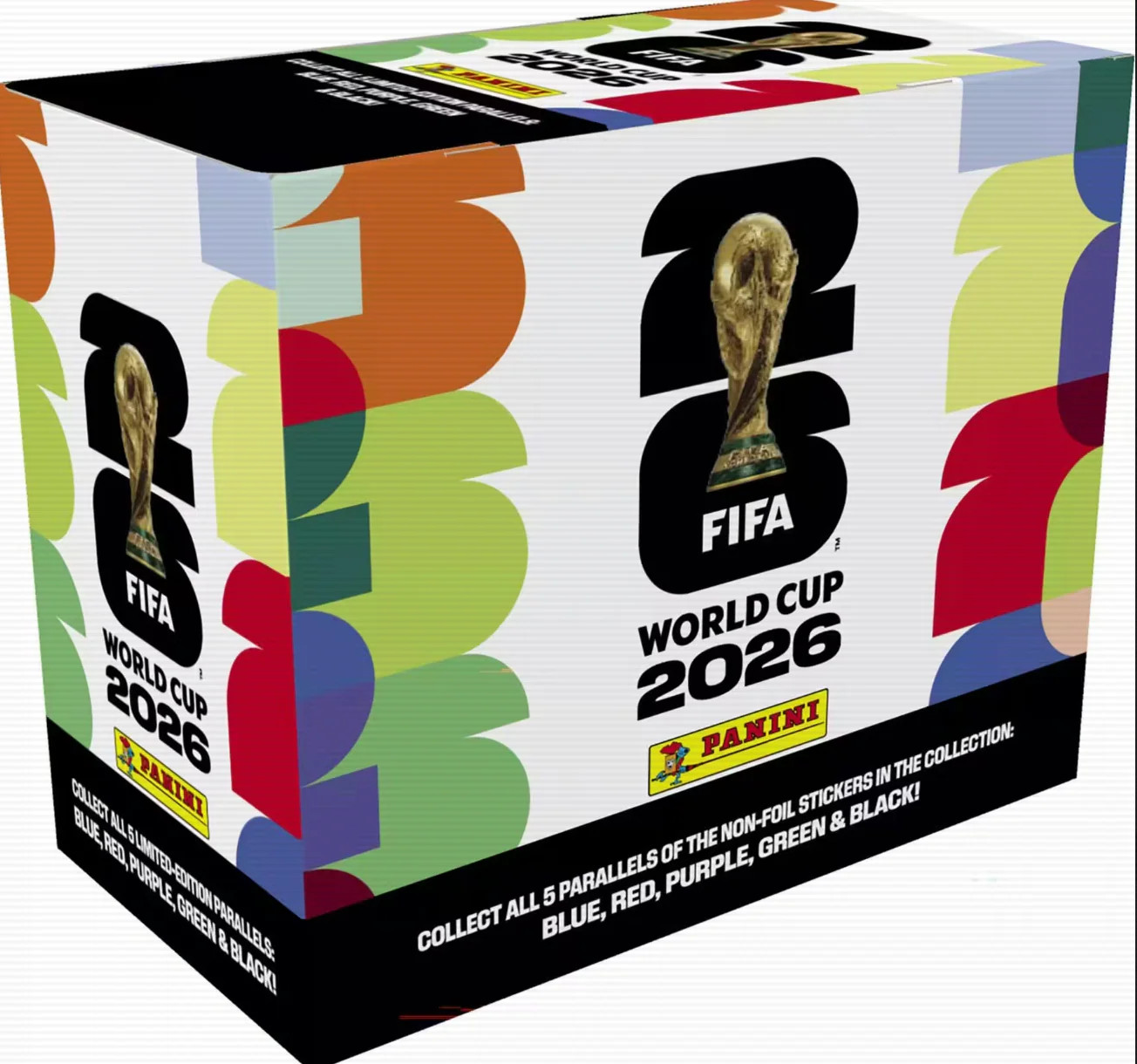 2026 Panini FIFA World Cup Soccer 25-Pack Sticker Box – U.S. Version