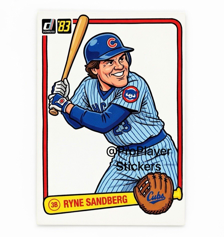 🐻Ryne Sandberg “1983 Donruss” Sticker 🐻