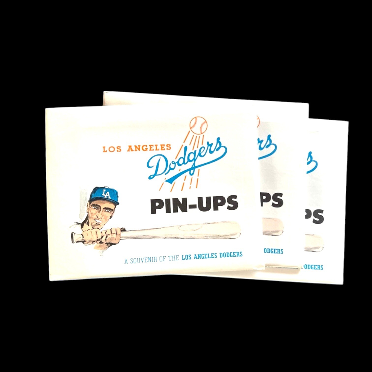 Los Angeles Dodgers 1963 Pin-Ups – 10 Card Set Original Sealed Envelope – Clean