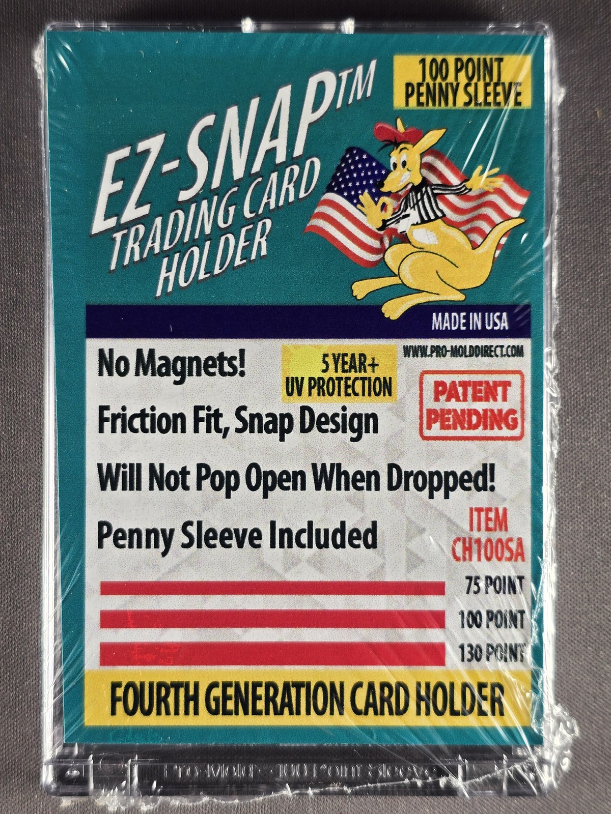 5X Pro Mold 100 Pt. 4th Gen EZ-SNAP w/ Sleeve Card Holders No Magnets – USA