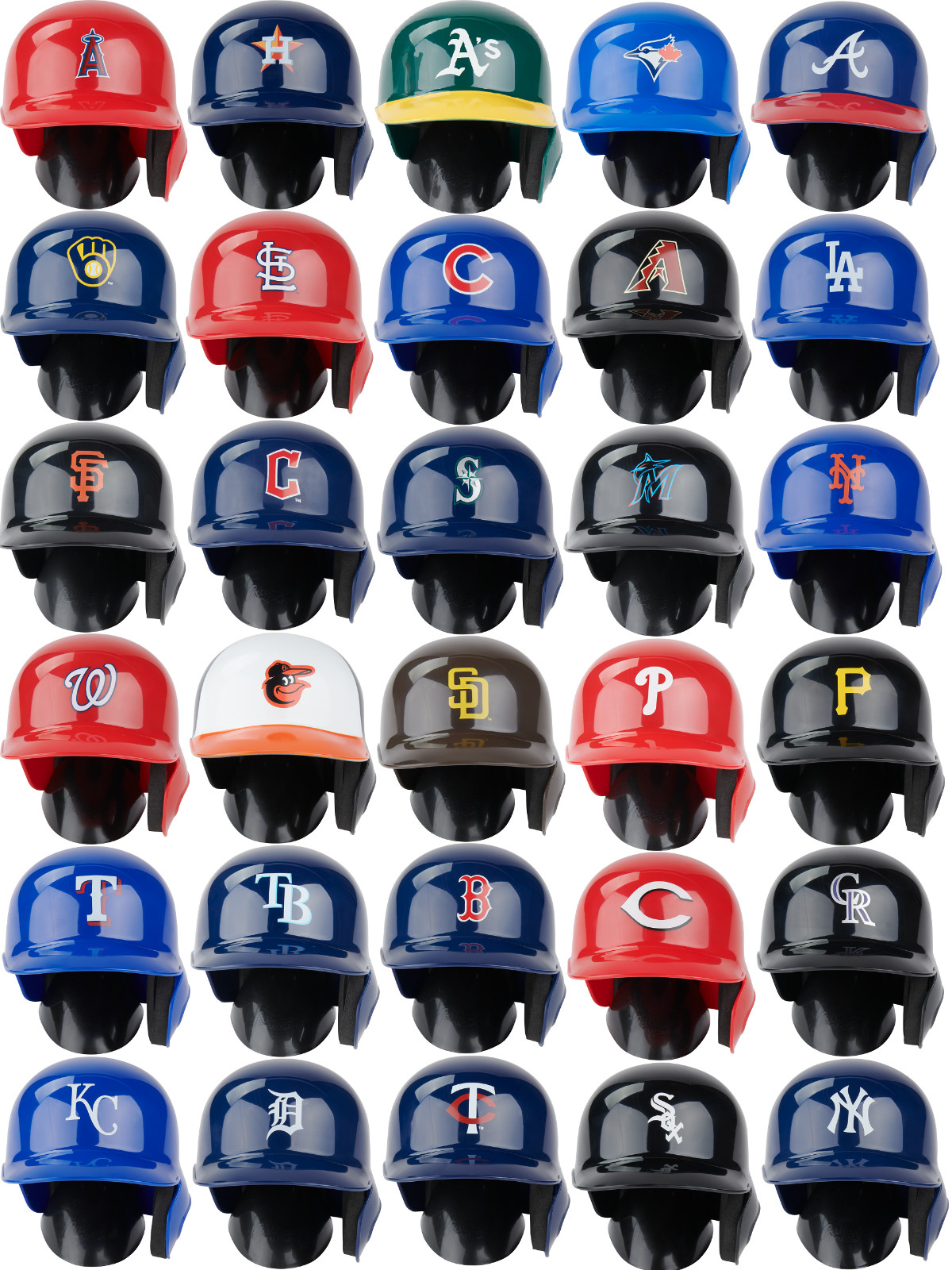 Rawlings Baseball S100 MLB Mini Batters Batting Helmet (PICK YOUR TEAM)