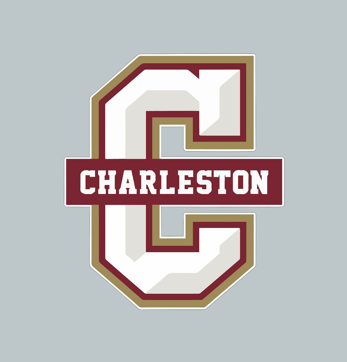 Sticker – Charleston Cougars Logo – Die Cut Laminated Vinyl Decal