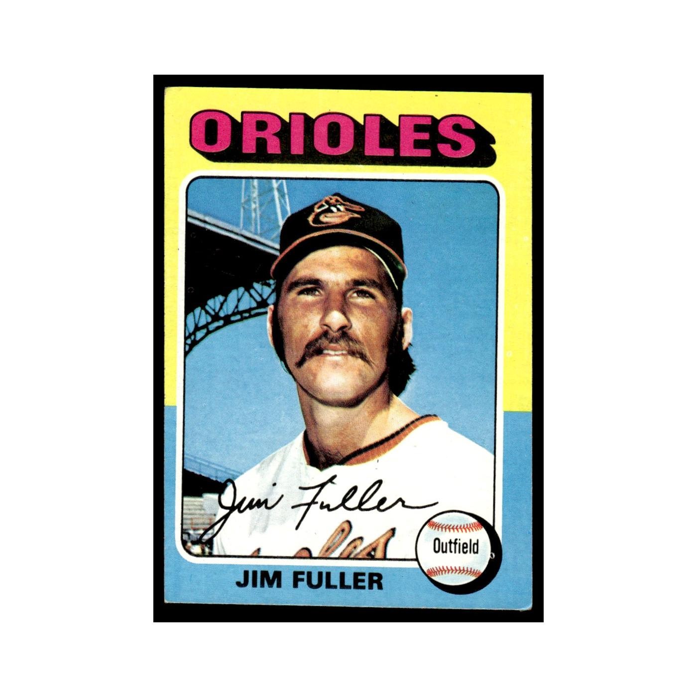 Jim Fuller 1975 Topps #594 Baltimore Orioles Baseball Card EX