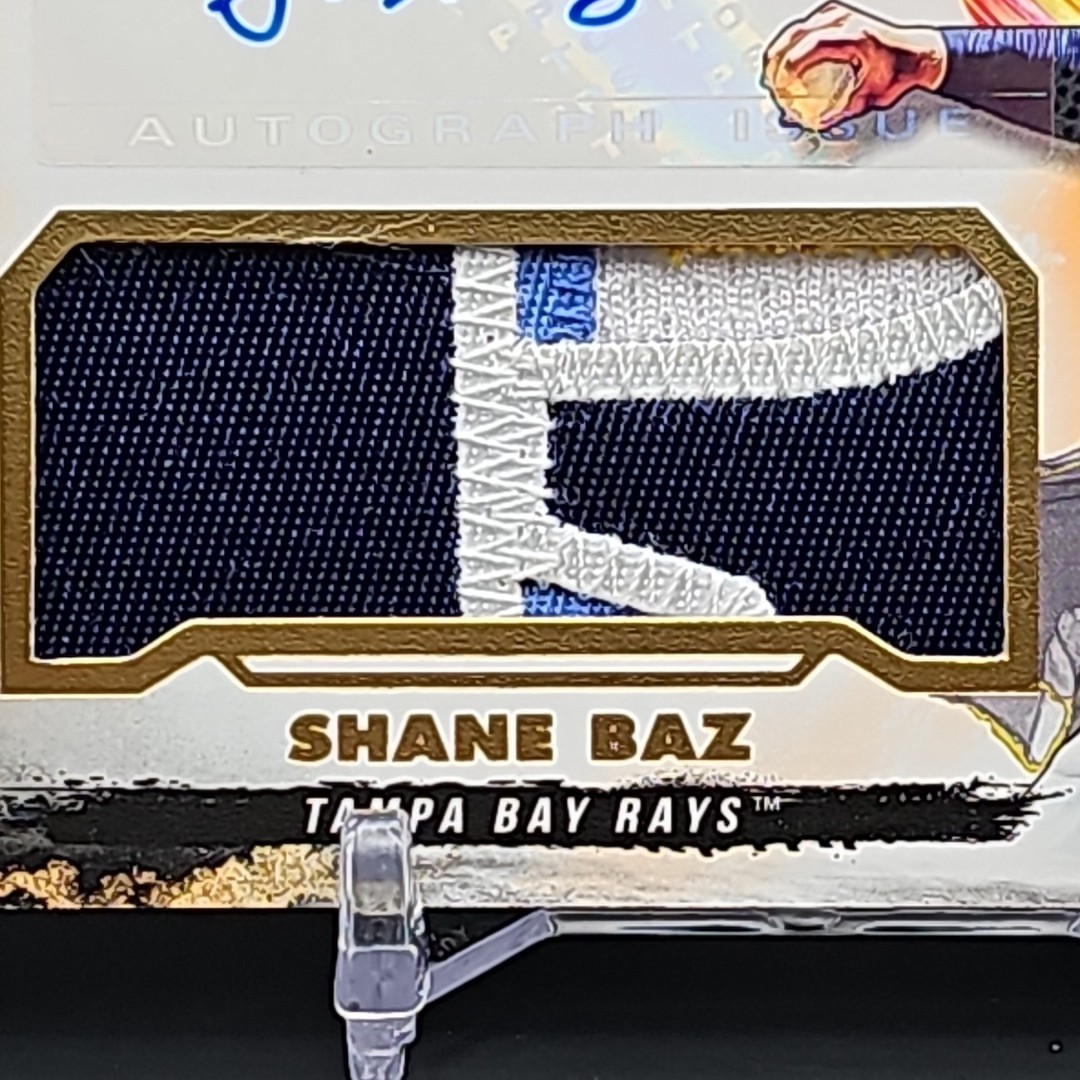 2023 Topps Inception – Autograph Patch Shane Baz Orange /10 TB Rays