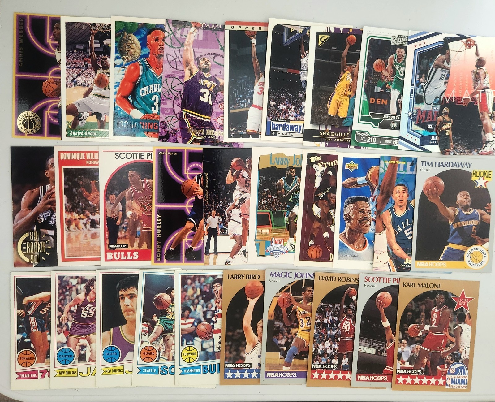150 Basketball Card Lot;70’s To Current;Vintage, Rookies and All-stars